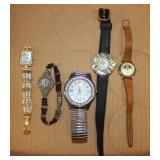 5 ladies watches: Lucoral, Faberge, L.A. Express,