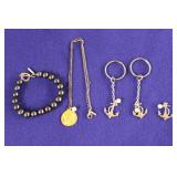 5 Vantel Pearls pendants & bracelet
