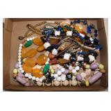 9 beaded necklaces