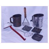 Primitive kitchen utensils: 2 Bromwell