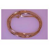 14K yellow gold 20" chain necklace