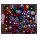 Vintage glass Christmas tree ornaments