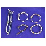 5 Vantel Pearls bracelets