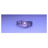 6 Vantel Pearls sterling 925 silver rings