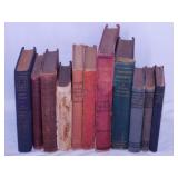 11 antique books: 1867 Frank in the Woods - 1949
