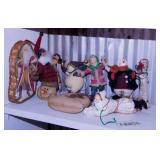 10 Christmas tree ornaments: Victorian Santas -