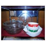 Vintage Hazel Atlas mixing bowl, 7" - Pyrex opal