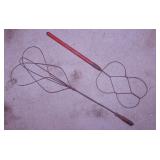 4 antique rug beaters
