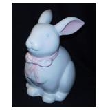 Ceramic Easter Bunny rabbit cookie jar