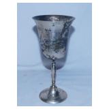 3 vintage Maurice Duchin Inc. goblets w/ boxes,