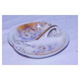 Vintage Enesco hand painted bonbon dish w/ finger