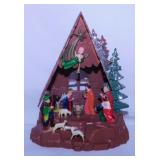 Mid Century nativity marked Hong Kong, 5.75" tall