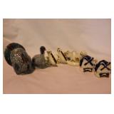4 porcelain salt & pepper shakers