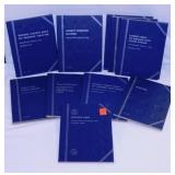 10 empty coin albums