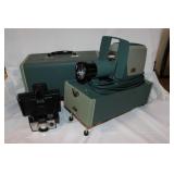 Argus 300 slide projector - Polaroid Land camera