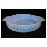 1967 Fire-King Candle Glow: Round 9" baker -
