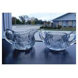 1928 Tiffin Franciscan Cut 83 creamer & open sugar