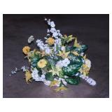 Faux floral arrangement - Faux & dried flowers