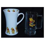 Walt Disney Winnie the Pooh: Vintage glass mug,