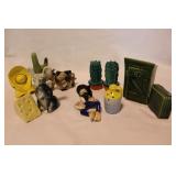5 pair porcelain salt & pepper shaker & more