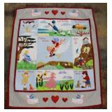 Rosa quilts, Inc. Fairy Tale baby quilt, 49.5"