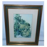 Summer Wrens print by Raymond Ching, matted &
