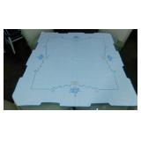 2 vintage hand stitched tablecloths - Kitchen