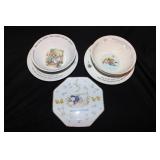 Wedgwood Peter Rabbit: 2 plates, 7" & 2 bowls -