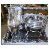 Vintage silverplate: Chaffing dish - Coffee