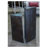 2 triangular copper garden porch patio pillar