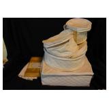 4 piece quilted storage cases for china