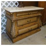 Kilimanjaro rattan night stand bedside chest w/ 3