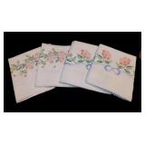 Vintage hand stitched pillowcases: 2 pair and