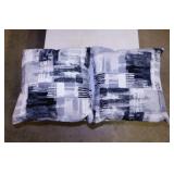 8 throw pillows & bath rug