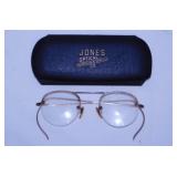 Antique gold filled eyeglasses in Jones Optical