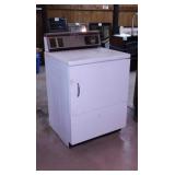 GE heavy duty electric dryer, model DDE7108PLLWH