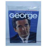 2001 sealed Farewell issue of George magazine -