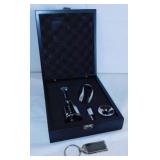 Wine bottle opener gift set in case