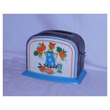 Vintage tin litho toy toaster