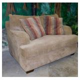 KFI Furniture plush chair and a half with