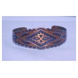 Jewelry: 3 copper cuff bracelets - Sterling 925