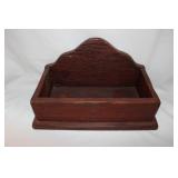 Wooden wall box stationary box candle box, 13" x