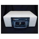 Sentry 1100 fire safe box w/ key, 14" x 9.5" x 6"