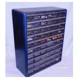 Stack-On 60 drawer parts bin cabinet w/ hardware &