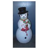 Union Products Christmas snowman blow mold, 39"