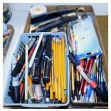 Office supplies: New Post-It notes - Pens &