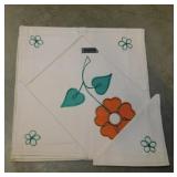 Linens: 2 vintage FastColor tablecloths -