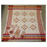 Mexican tablecloth w/ 2 napkins & more