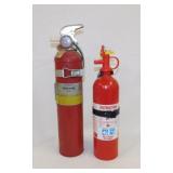 2 good fire extinguishers