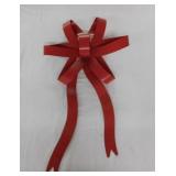 1987 large metal outdoor Christmas bow, 26" tall